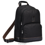 Men Black Longchamp Boxford Backpack Bags L064081105 - Image 2