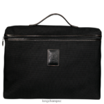 Men Black Longchamp Boxford Briefcase Bags L064081091
