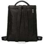 Men Black Longchamp Le Foulonne Backpack Bags L06408448 - Image 3