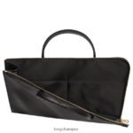 Men Black Longchamp Le Foulonne Briefcase Bags L06408470 - Image 5