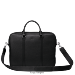Men Black Longchamp Le Foulonne Briefcase Bags L06408475 - Image 3
