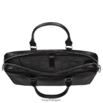 Men Black Longchamp Le Foulonne Briefcase Bags L06408475 - Image 4