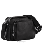 Men Black Longchamp Le Foulonne Camera bag Bags L064081117 - Image 2