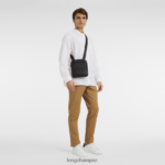 Men Black Longchamp Le Foulonne Crossbody bag Bags L064081122 - Image 2