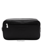 Men Black Longchamp Le Foulonne Toiletry case Bags L06408872