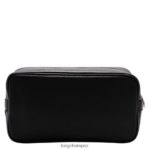 Men Black Longchamp Le Foulonne Toiletry case Bags L06408872 - Image 3