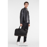 Men Black Longchamp Le Foulonne Travel bag Bags L06408823 - Image 2