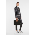 Men Black Longchamp Le Pliage Original Briefcase Bags L06408485 - Image 2