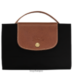 Men Black Longchamp Le Pliage Original Briefcase Bags L06408485 - Image 4