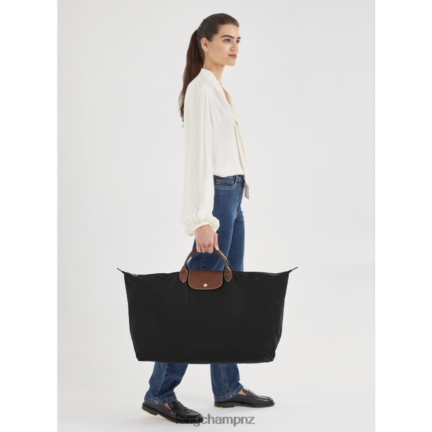 Men Black Longchamp Le Pliage Original Travel bag Bags L06408812 - Image 2