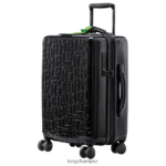 Men Black Longchamp LGP Travel Suitcase Bags L06408842 - Image 3