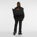 Men Black Longchamp X D'heygere Travel bag / Backpack Bags L06408832 - Image 8