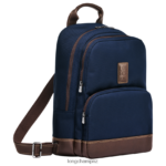 Men Blue Longchamp Boxford Backpack Bags L064081106 - Image 3