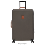Men Brown Longchamp Boxford Suitcase Bags L06408844