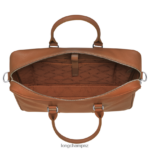 Men Caramel Longchamp Le Foulonne Briefcase Bags L064081090 - Image 5
