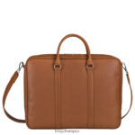 Men Caramel Longchamp Le Foulonne Briefcase Bags L06408482