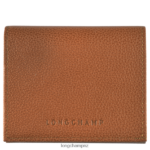 Men Caramel Longchamp Le Foulonne Coin purse Leather Goods L06408543
