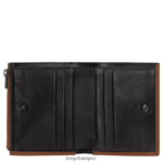 Men Cognac Longchamp 3D Wallet Leather Goods L06408625 - Image 2