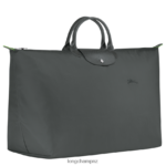 Men Graphite Longchamp Le Pliage Green Travel bag Bags L06408796 - Image 2