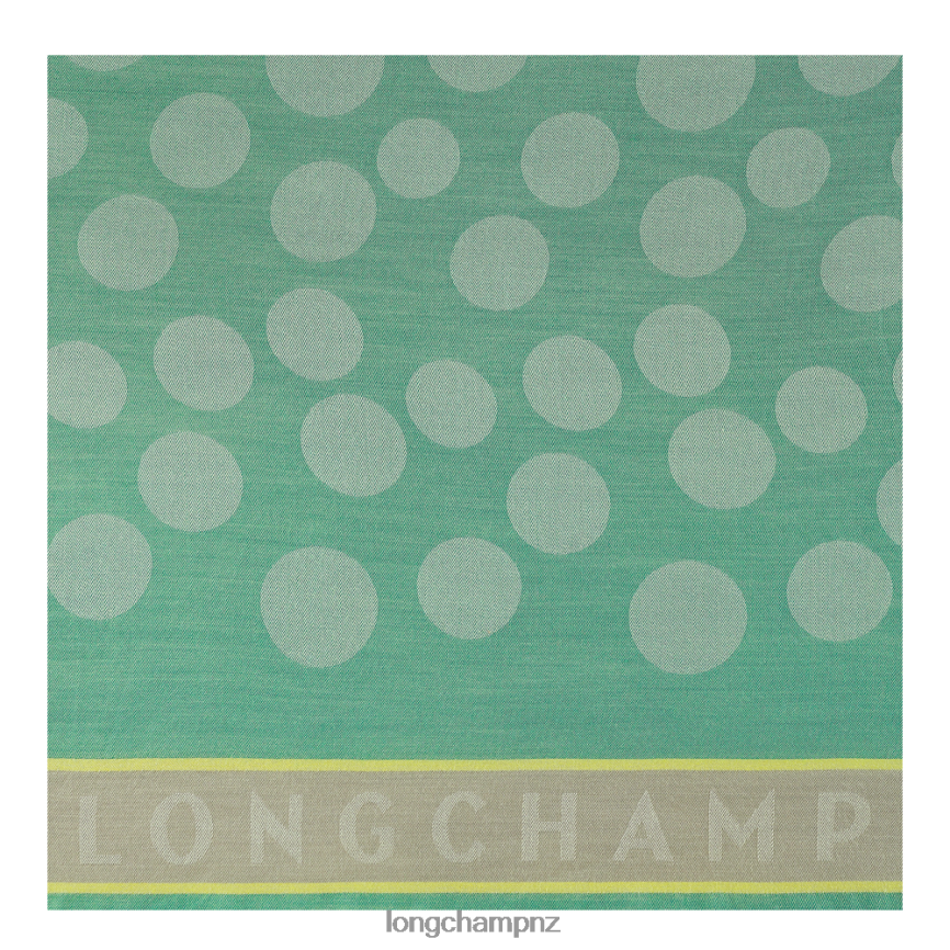 Men Grass/Green Light Longchamp Spring/Summer 2023 Collection Stole Accessories L06408993 - Image 2