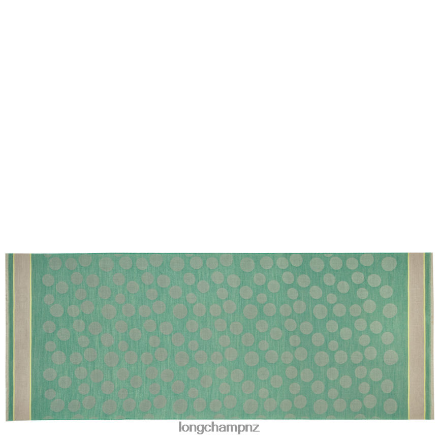 Men Grass/Green Light Longchamp Spring/Summer 2023 Collection Stole Accessories L06408993 - Image 1