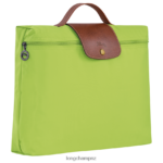 Men Green Light Longchamp Le Pliage Original Briefcase Bags L06408486 - Image 2