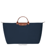 Men Navy Longchamp Le Pliage Original Travel bag Bags L06408815