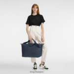 Men Navy Longchamp Le Pliage Xtra Travel bag Bags L06408784 - Image 2