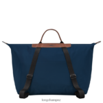 Men Navy Longchamp X D'heygere Travel bag / Backpack Bags L06408835 - Image 6