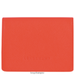 Men Orange Longchamp Le Foulonne Wallet Leather Goods L06408596