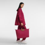 Men Pink Longchamp X D'heygere Travel bag / Backpack Bags L06408834 - Image 2