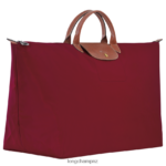 Men Red Longchamp Le Pliage Original Travel bag Bags L06408814 - Image 3