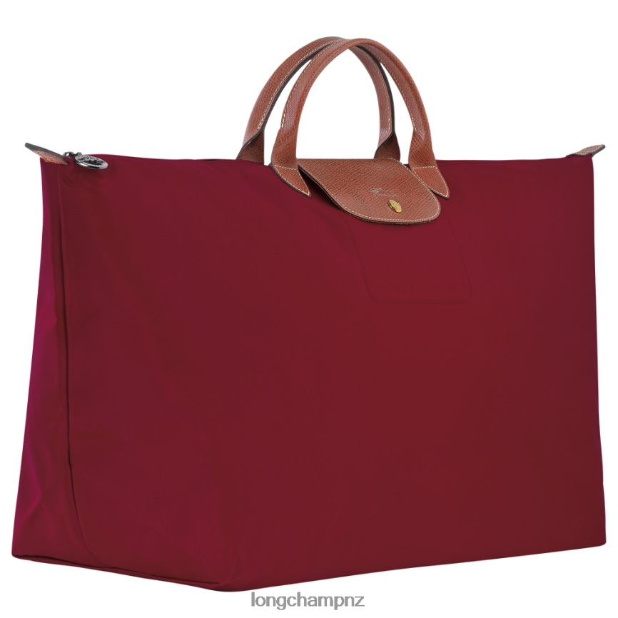 Men Red Longchamp Le Pliage Original Travel bag Bags L06408814 - Image 3