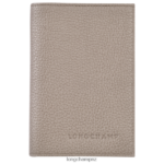 Men Turtledove Longchamp Le Foulonne Passport cover Leather Goods L06408728