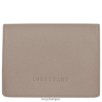 Men Turtledove Longchamp Le Foulonne Wallet Leather Goods L06408599