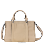 Women Beige Longchamp 3D Handbag Bags L06408177 - Image 4