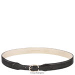 Women Black Longchamp 1980 belt Accessories L06408921