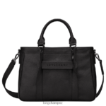 Women Black Longchamp 3D Handbag Bags L06408176