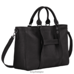 Women Black Longchamp 3D Handbag Bags L06408181 - Image 3