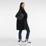 Women Black Longchamp 3D Hobo bag Bags L06408398 - Image 2