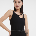 Women Black Longchamp Box-Trot belt Accessories L06408936 - Image 2