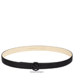Women Black Longchamp Box-Trot belt Accessories L06408936