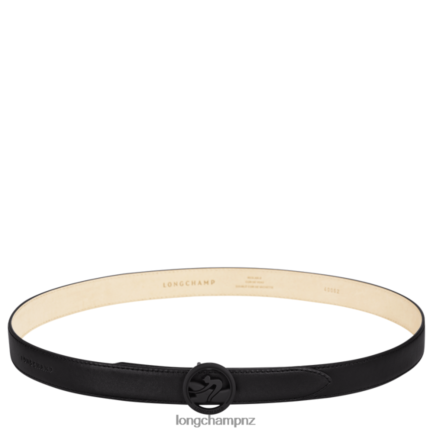 women_black_longchamp_box_trot_belt_accessories_l06408936.png Women Black Longchamp Box-Trot belt Accessories L06408936 - Image 1