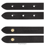Women Black Longchamp Box-Trot belt Accessories L06408953 - Image 4