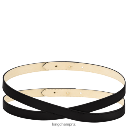Women Black Longchamp Box-Trot belt Accessories L06408953