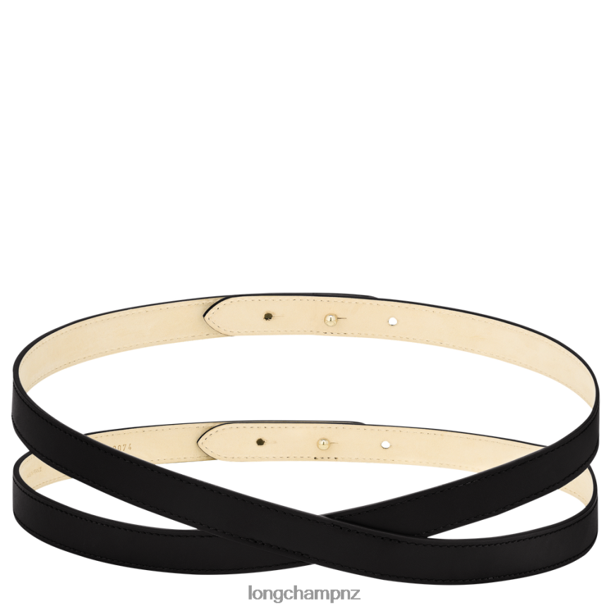 women_black_longchamp_box_trot_belt_accessories_l06408953.png Women Black Longchamp Box-Trot belt Accessories L06408953 - Image 1