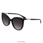 Women Black Longchamp Fall/Winter 2022 Collection Sunglasses Accessories L06408902 - Image 2