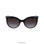 Women Black Longchamp Fall/Winter 2022 Collection Sunglasses Accessories L06408902