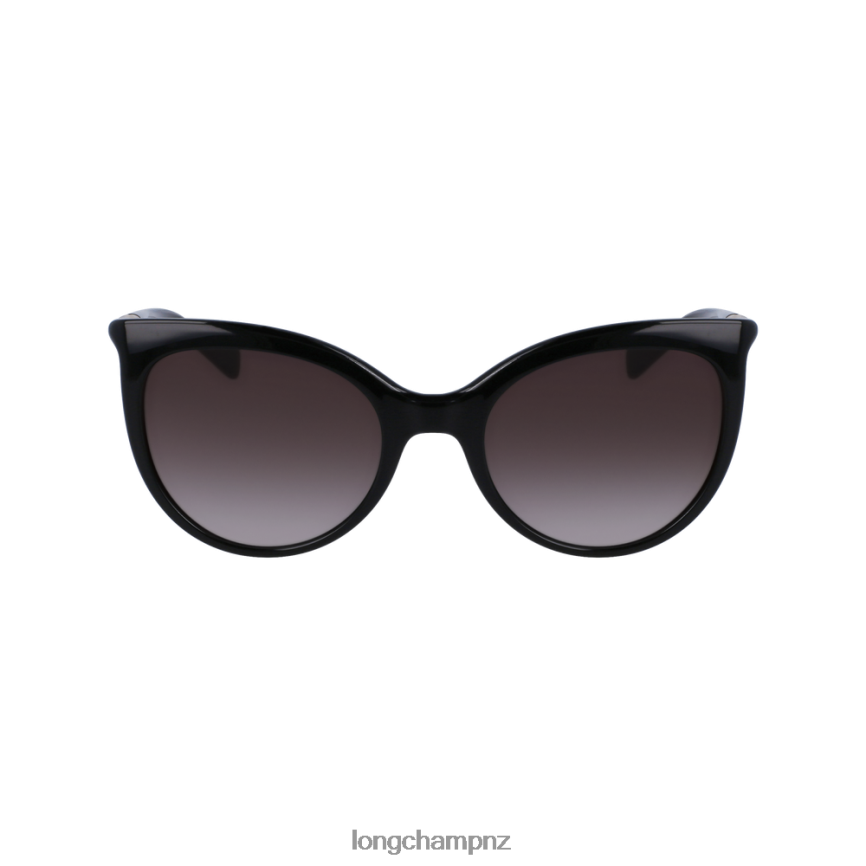 Women Black Longchamp Fall/Winter 2022 Collection Sunglasses Accessories L06408902 - Image 1