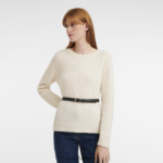 Women Black Longchamp Le Foulonne belt Accessories L06408925 - Image 2